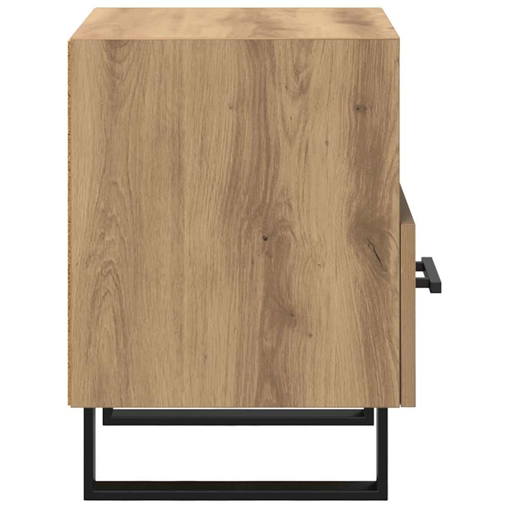 vidaXL Κομοδίνο Artisan Oak 40 x 35 x 47,5 εκ Επεξεργασμένο Ξύλο