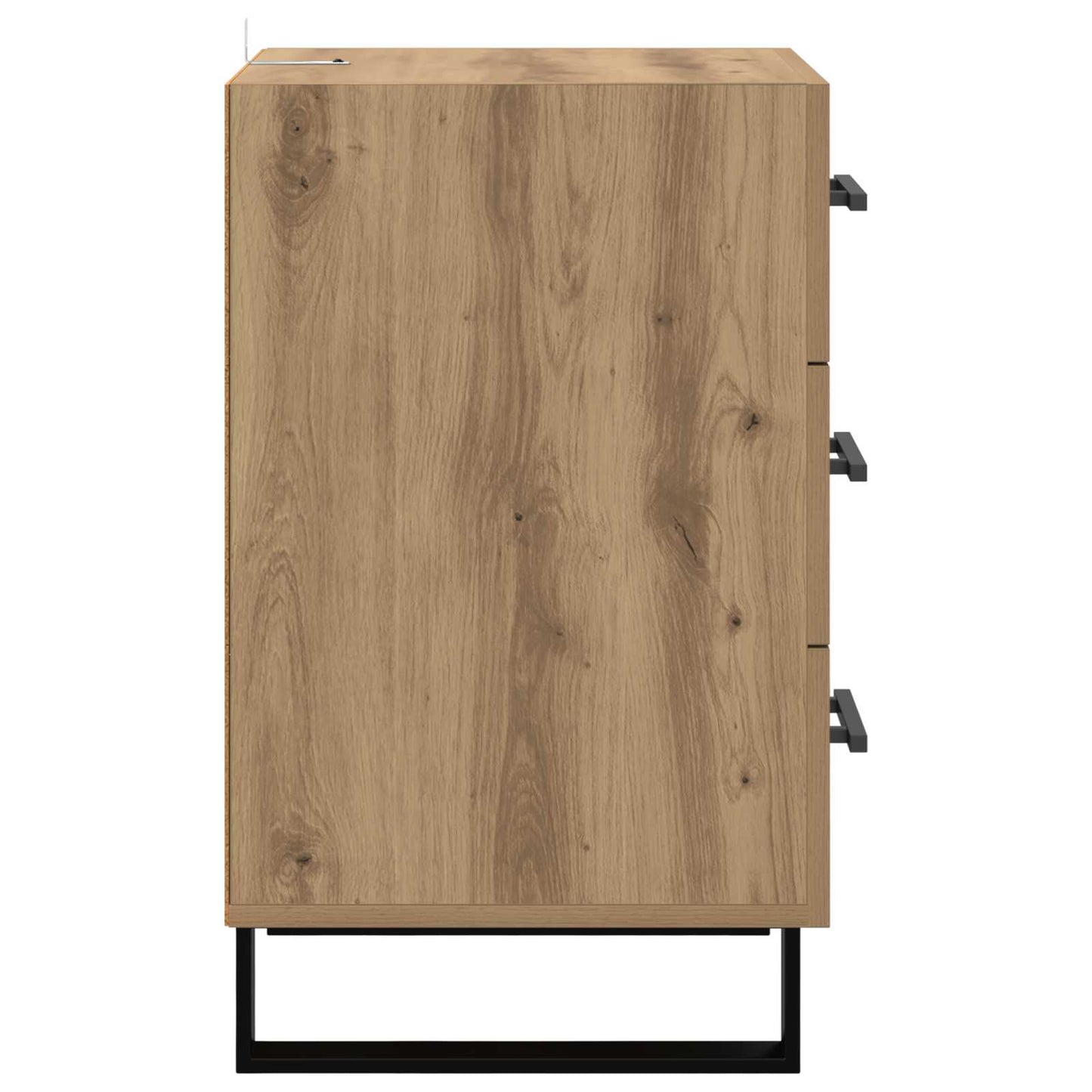 vidaXL Κομοδίνο Artisan Oak 40 x 40 x 66 εκ. Επεξεργασμένο Ξύλο
