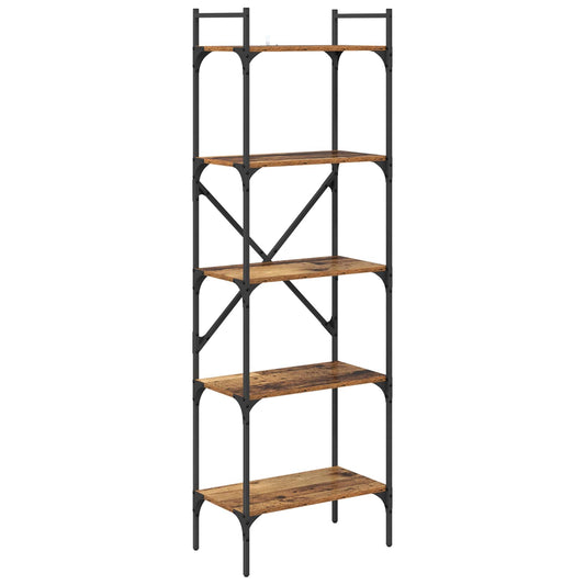 vidaXL Βιβλιοθήκη Παλιό Ξύλο 56 x 32 x 174 cm Επεξεργασμένο ξύλο