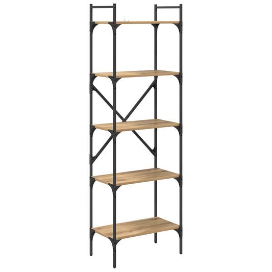 vidaXL Βιβλιοθήκη Artisan Oak 56 x 32 x 174 cm Επεξεργασμένο ξύλο