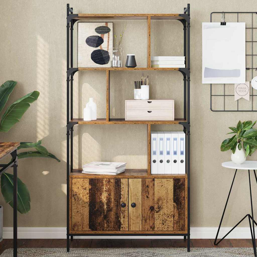 vidaXL Βιβλιοθήκη Επεξεργασμένο ξύλο