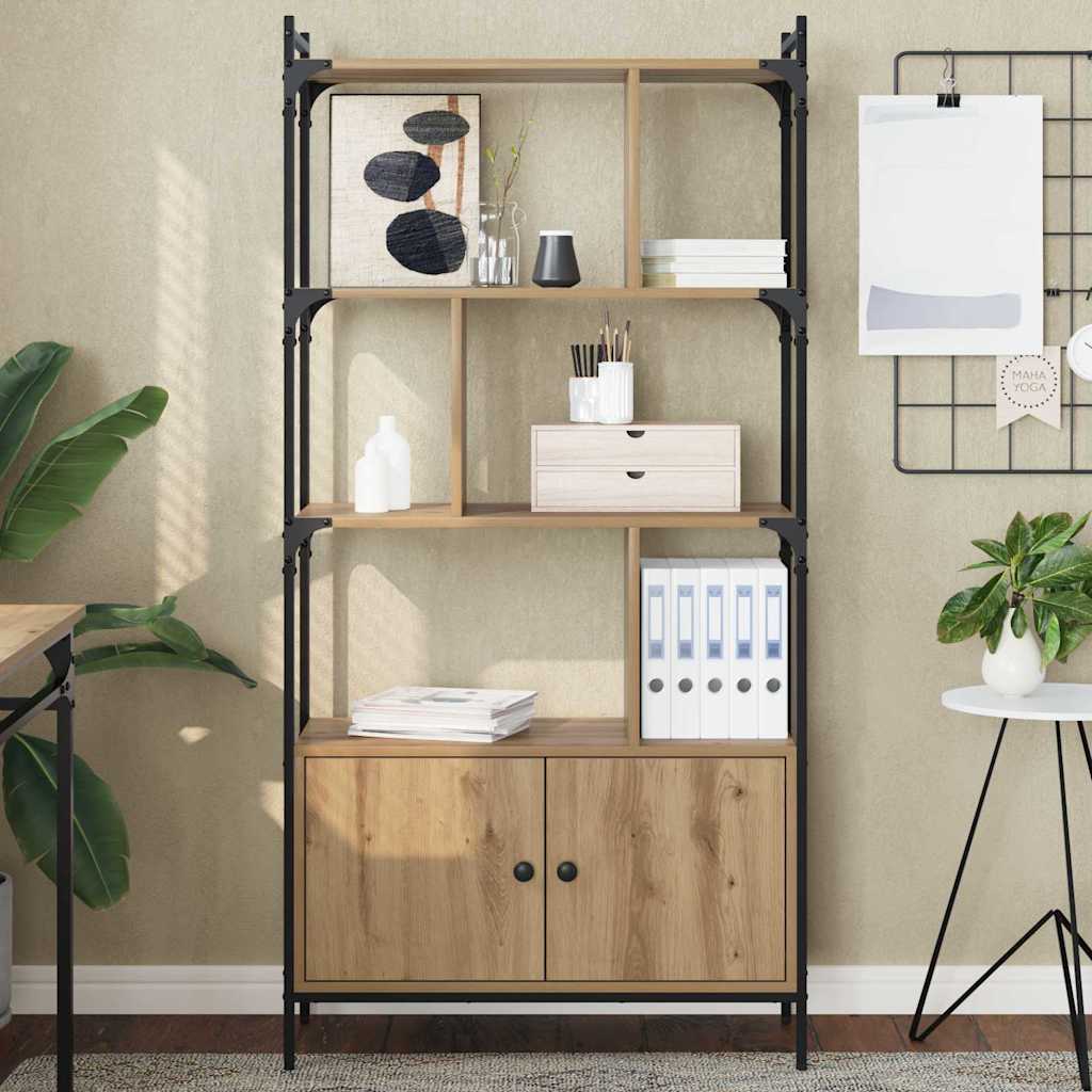 vidaXL Βιβλιοθήκη Επεξεργασμένο ξύλο