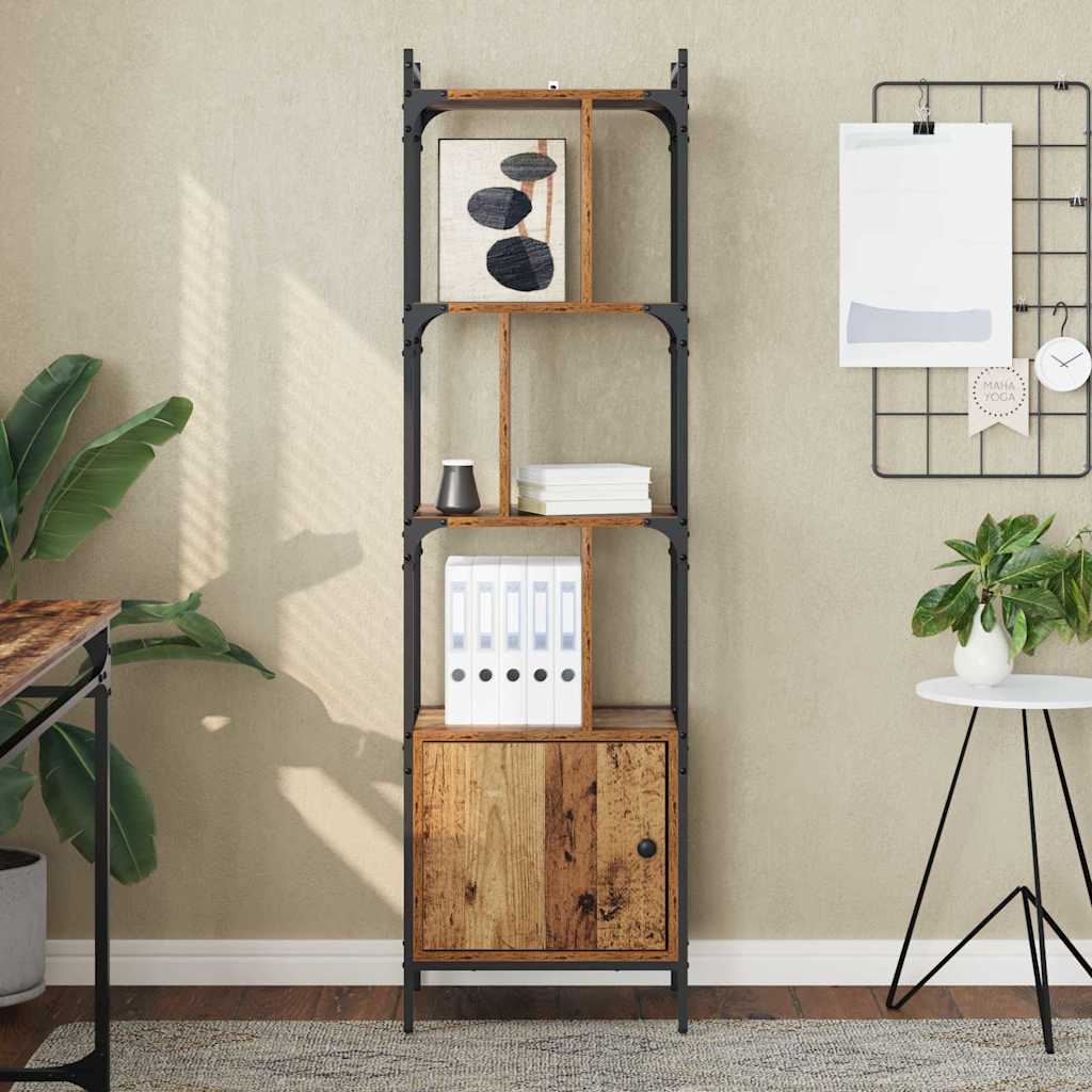 vidaXL Βιβλιοθήκη Παλιό Ξύλο 44,5 x 30 x 154,5 εκ. Επεξεργασμένο ξύλο