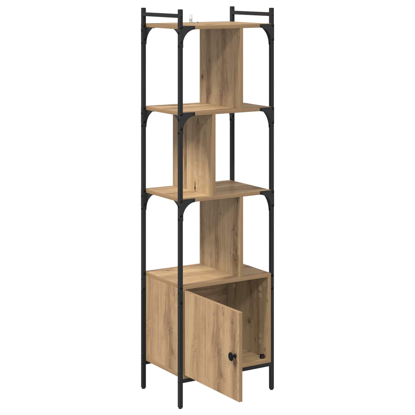 vidaXL Βιβλιοθήκη Artisan Oak 44,5 x 30 x 154,5 εκ. Επεξεργασμένο ξύλο