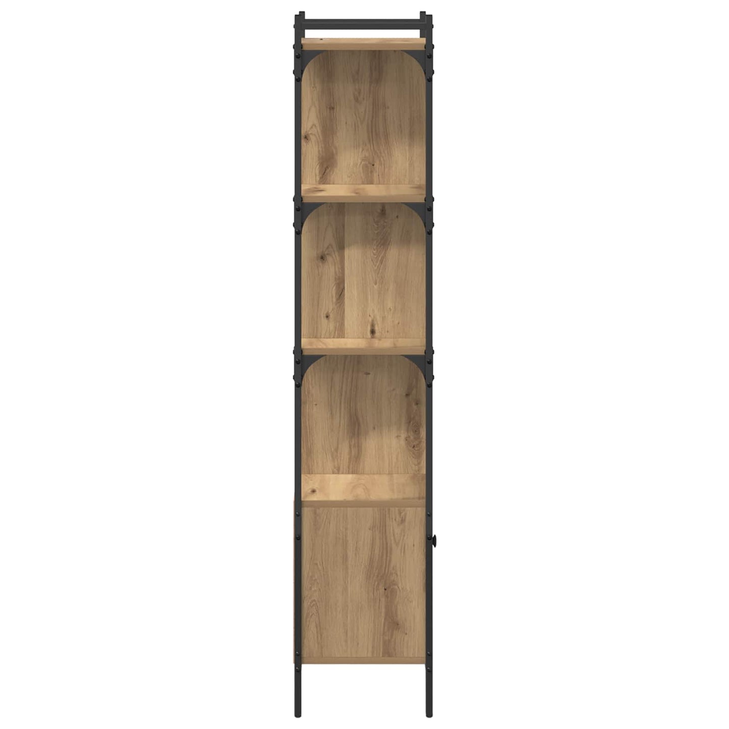 vidaXL Βιβλιοθήκη Artisan Oak 44,5 x 30 x 154,5 εκ. Επεξεργασμένο ξύλο