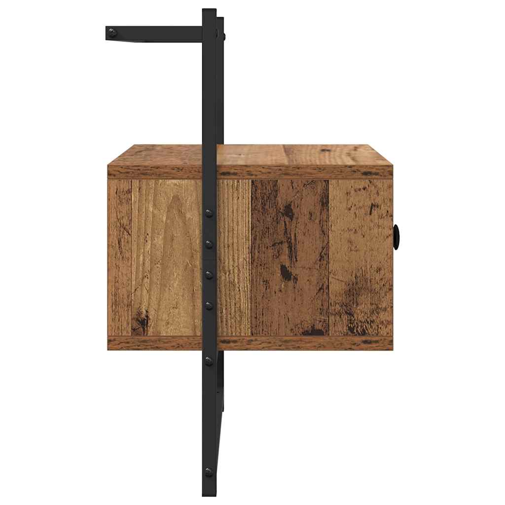 vidaXL Κομοδίνο Παλιό Ξύλο 35 x 30 x 51 εκ. Επεξεργασμένο ξύλο