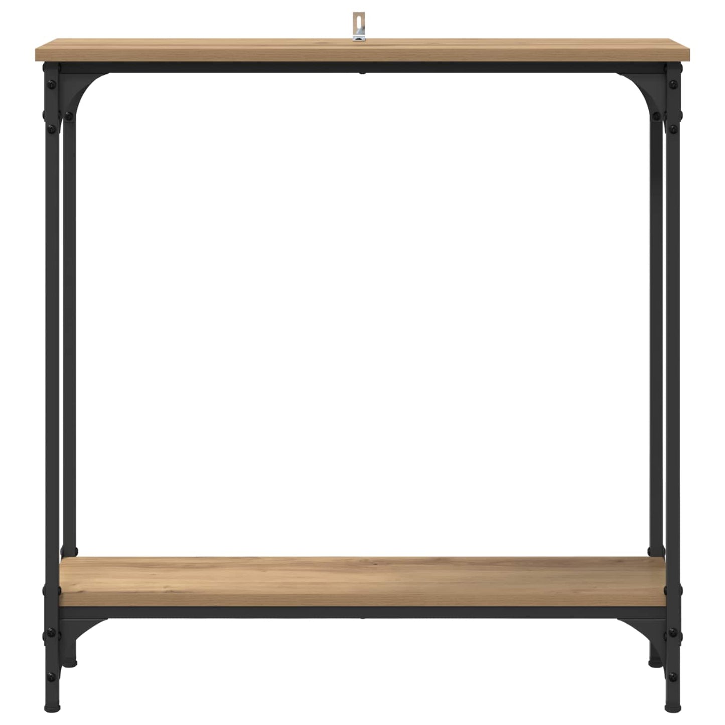 vidaXL Τραπέζι κονσόλας με ράφι Artisan Oak 75 x 22,5 x 75 εκ
