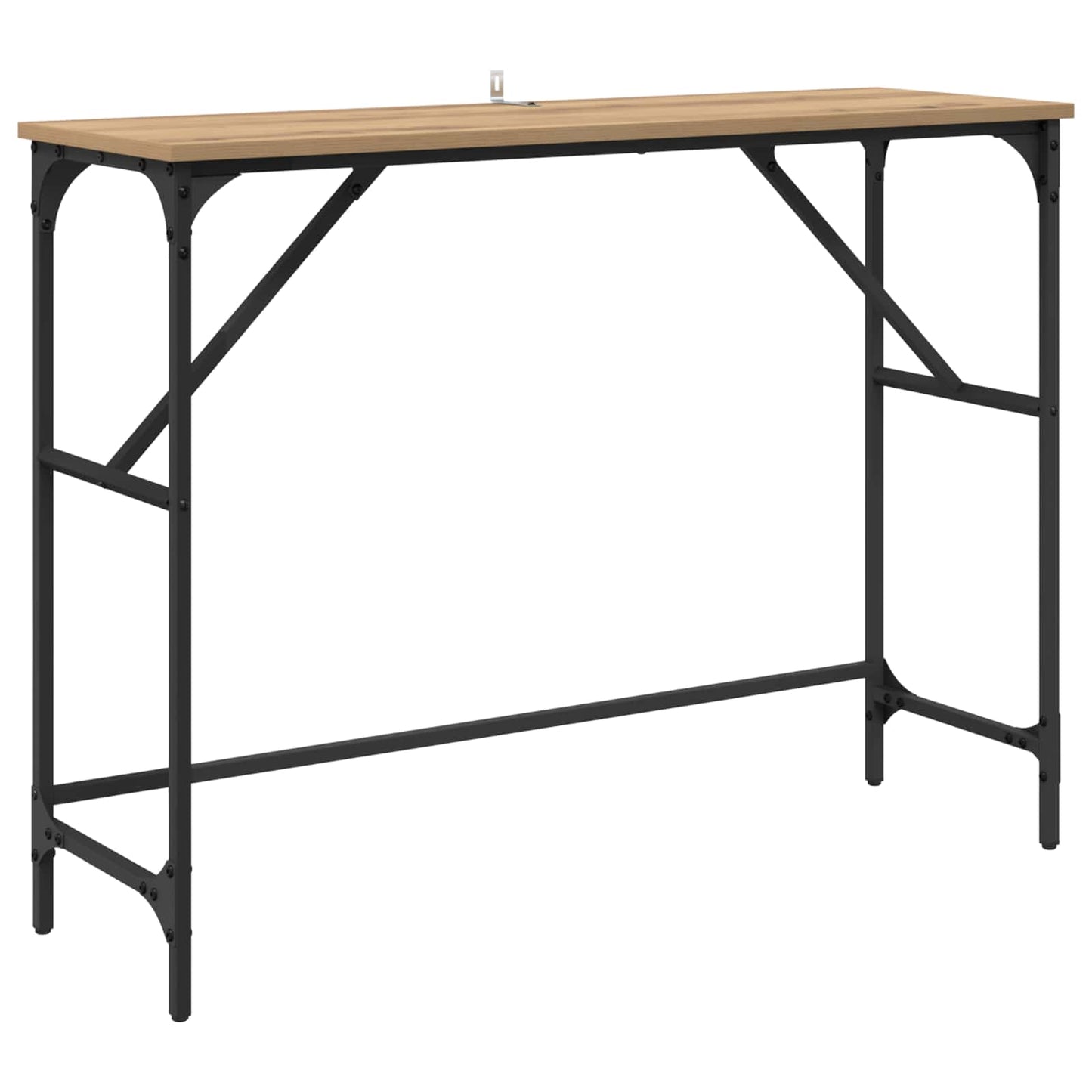 vidaXL Τραπέζι κονσόλας Artisan Oak 100 x 32 x 75 εκ