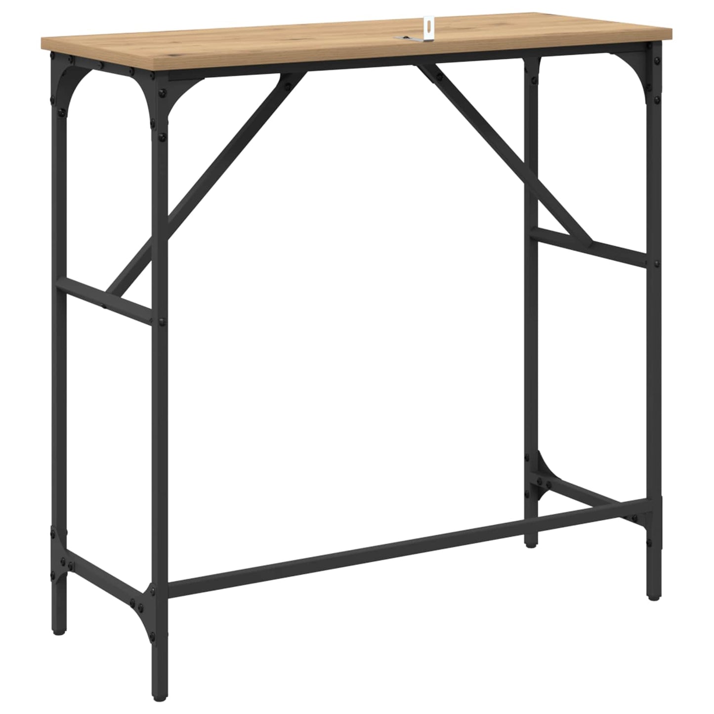 vidaXL Τραπέζι κονσόλας Artisan Oak 75 x 32 x 75 εκ.