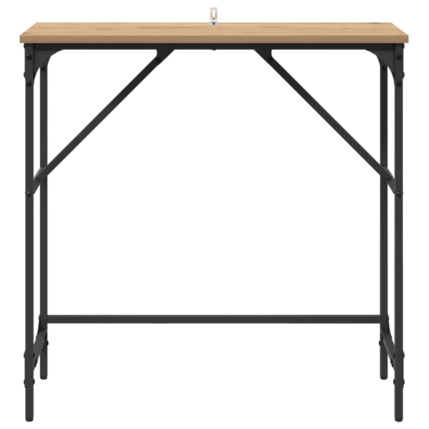 vidaXL Τραπέζι κονσόλας Artisan Oak 75 x 32 x 75 εκ.