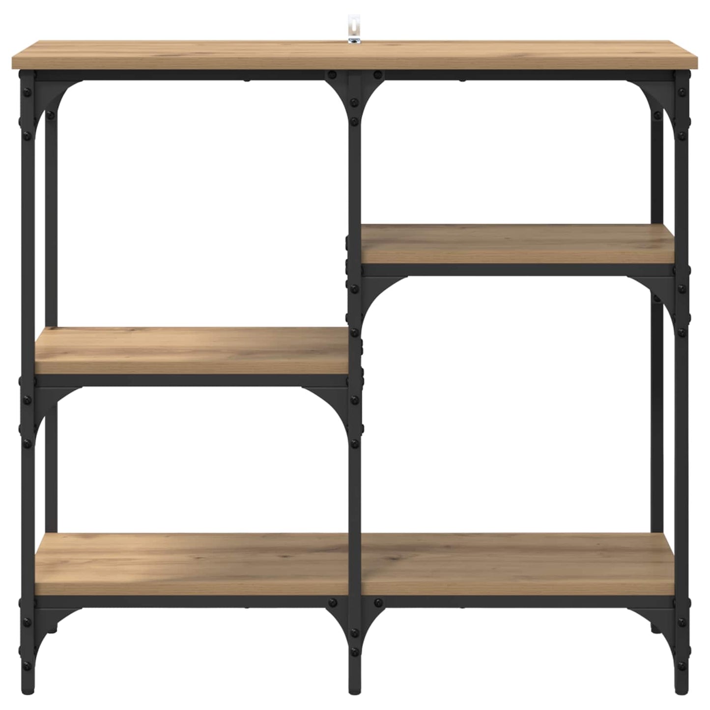 vidaXL Τραπέζι κονσόλας Artisan Oak 80 x 29 x 75 εκ Επεξεργασμένο ξύλο