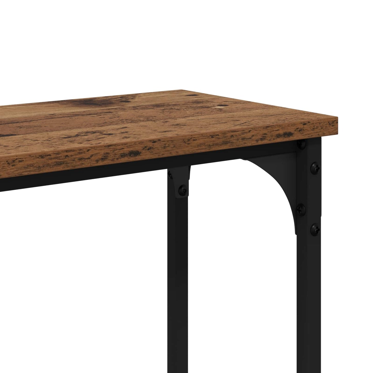 vidaXL ΤραπέζιΚονσόλας Παλιό Ξύλο 145 x 22,5 x 75 εκ.