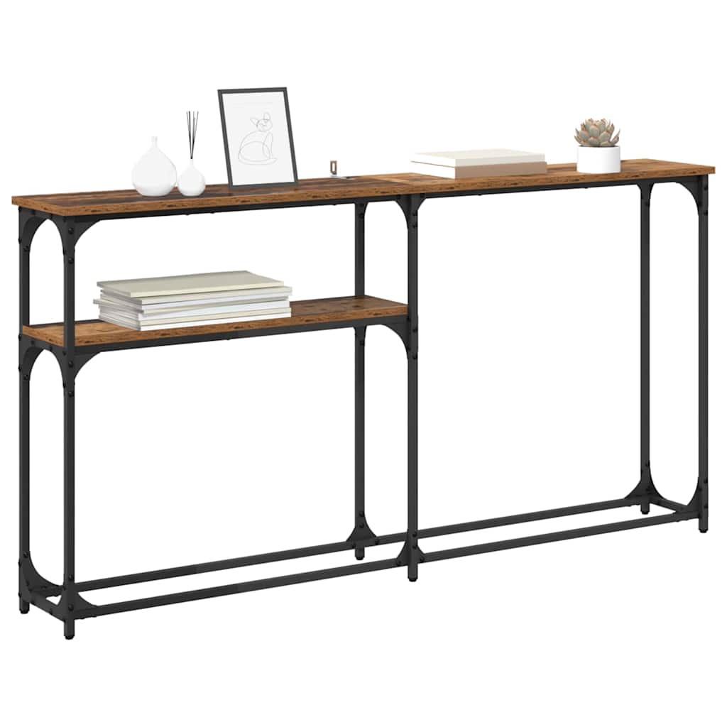 vidaXL ΤραπέζιΚονσόλας Παλαιό ξύλο 145x22.5x75εκ Επεξεργασμένο ξύλο