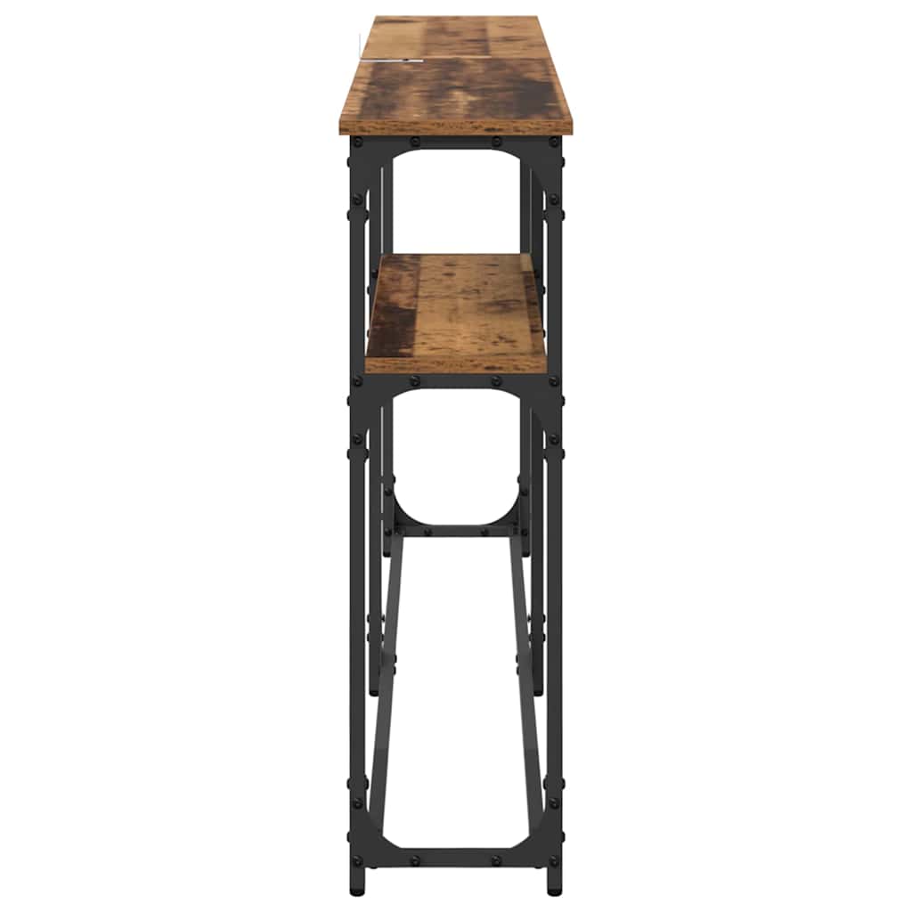 vidaXL ΤραπέζιΚονσόλας Παλαιό ξύλο 145x22.5x75εκ Επεξεργασμένο ξύλο