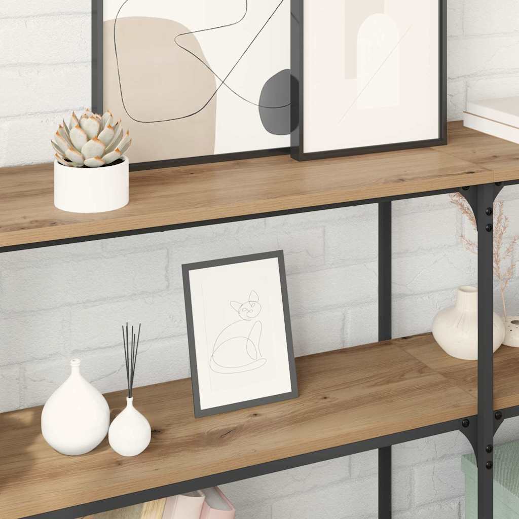 vidaXL Τραπέζι κονσόλας Artisan Oak 150 x 29 x 75 εκ