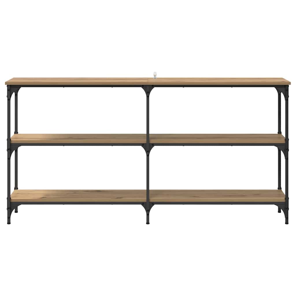 vidaXL Τραπέζι κονσόλας Artisan Oak 150 x 29 x 75 εκ