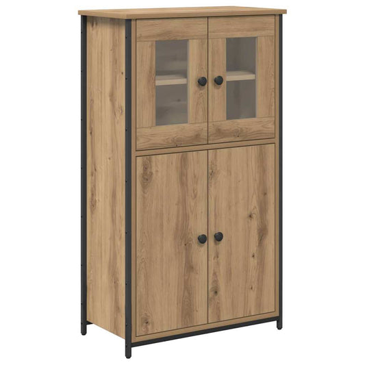 vidaXL Highboard Artisan Oak 62 x 32 x 106,5 εκ Επεξεργασμένο ξύλο