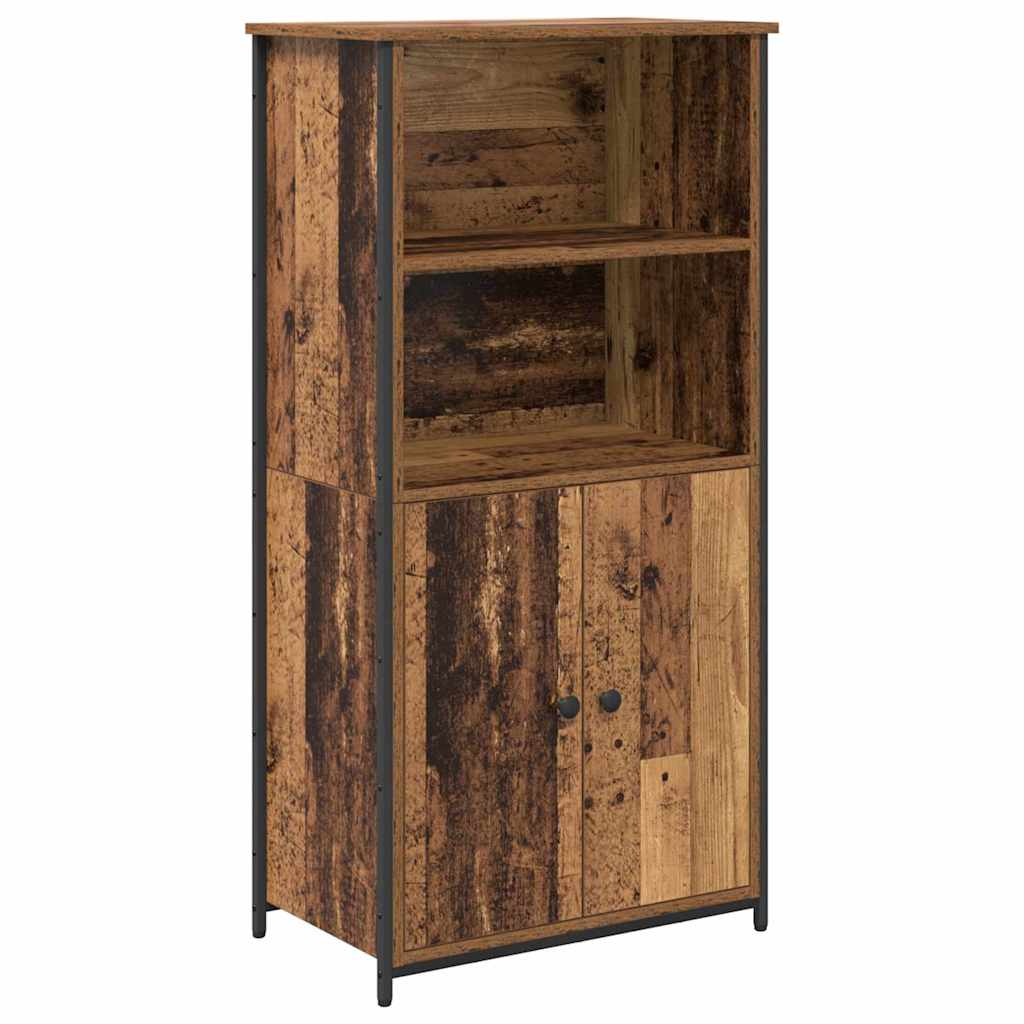 vidaXL Highboard Παλιό Ξύλο 62 x 36 x 121,5 εκ Επεξεργασμένο ξύλο