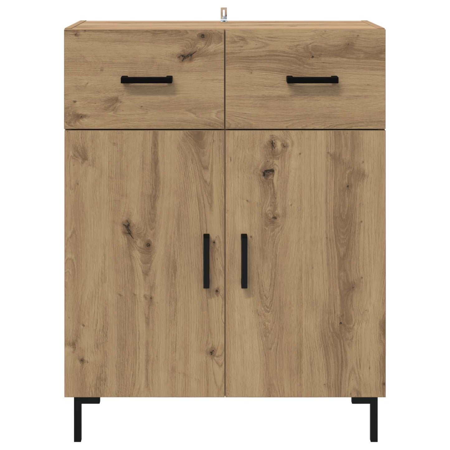 vidaXL Πλαϊνό γραφείο με συρτάρι Artisan Oak 69,5 x 34 x 90 εκ.