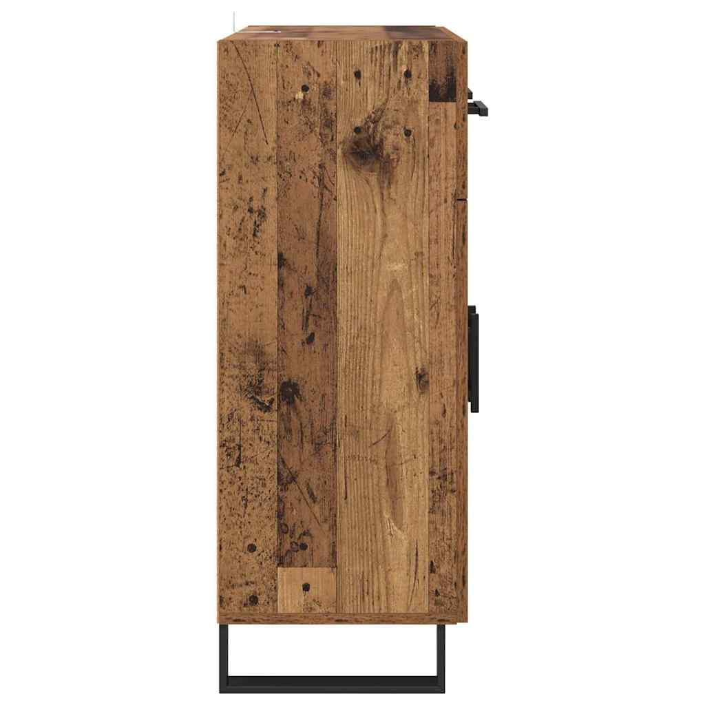 vidaXL Πλαϊνό γραφείο Παλιό Ξύλο 69,5 x 34 x 90 εκ. Επεξεργασμένο ξύλο