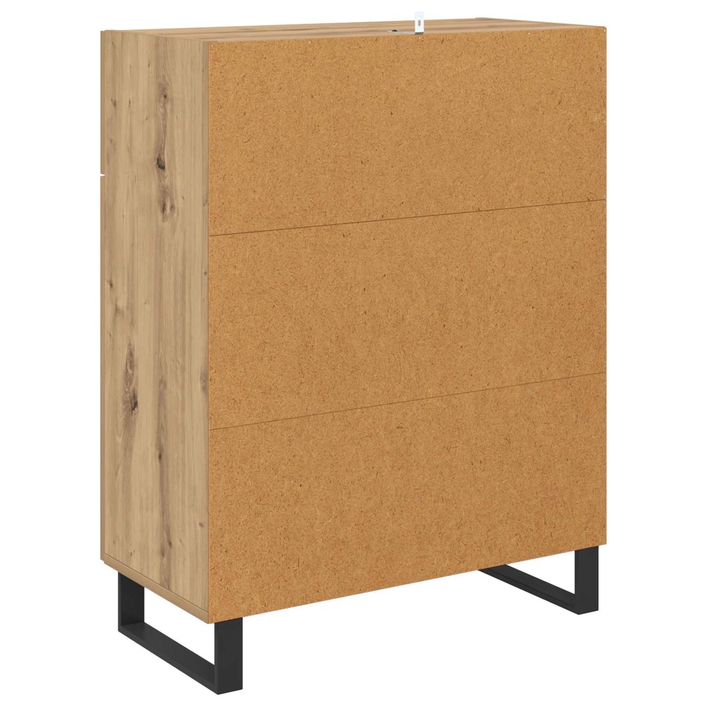 vidaXL Πλαϊνό γραφείο με συρτάρι Artisan Oak 69,5 x 34 x 90 εκ.