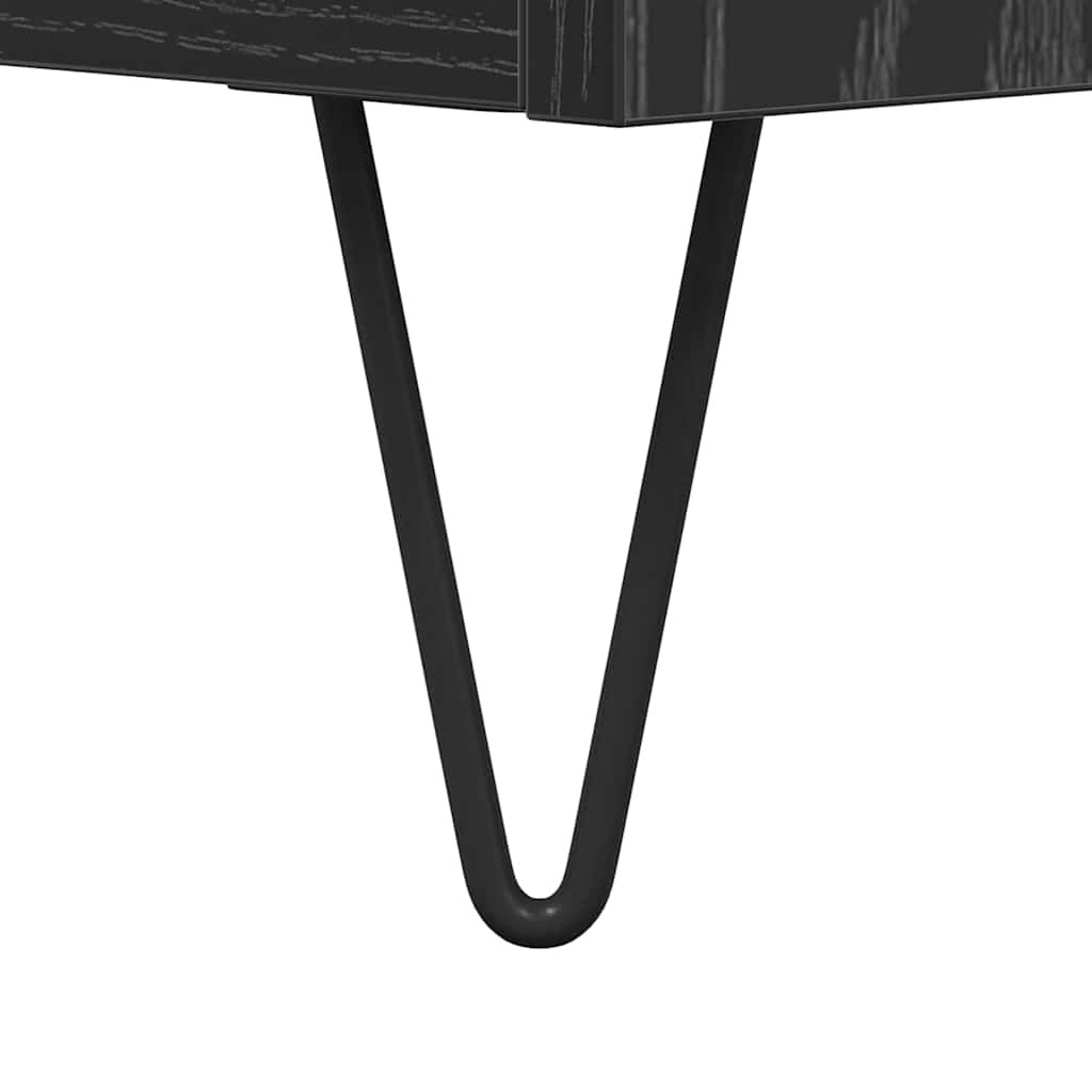 vidaXL Ντουλάπι TV Μαύρη δρυς 150 x 36 x 30 εκ Επεξεργασμένο ξύλο