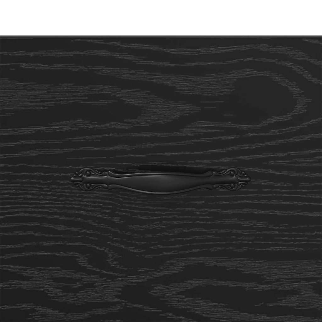 vidaXL Κομοδίνο 2 pcs Μαύρη δρυς 35 x 35 x 20 εκ Επεξεργασμένο ξύλο