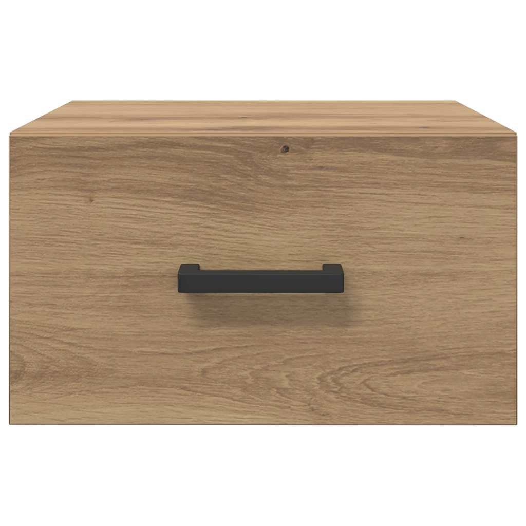 vidaXL Κομοδίνο artisan δρυς 35 x 35 x 20 εκ Επεξεργασμένο ξύλο