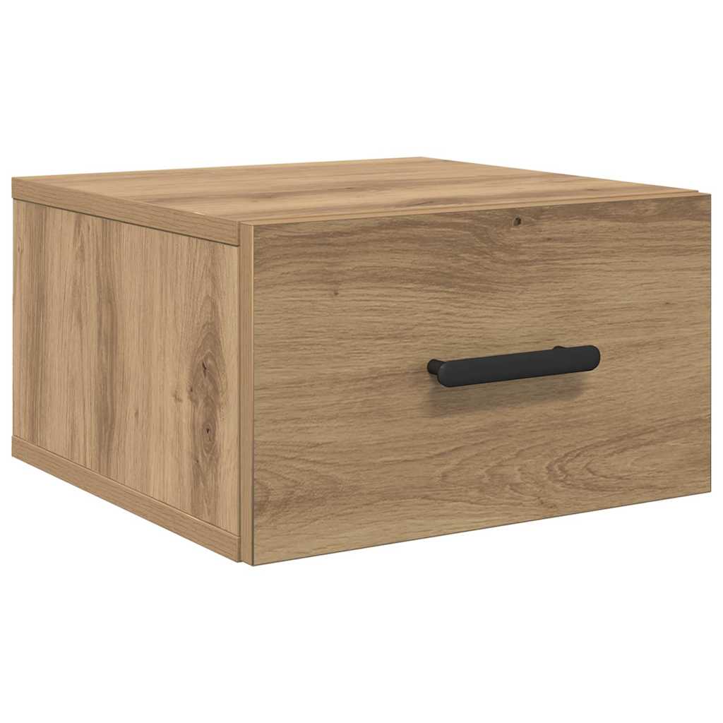 vidaXL Κομοδίνο 35 x 35 x 20 εκ Επεξεργασμένο Ξύλο Artisan Oak