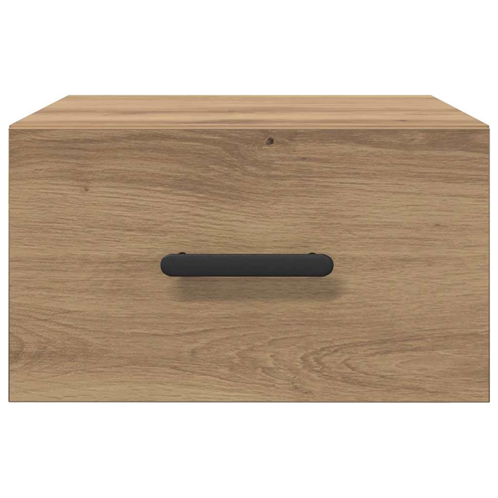 vidaXL Κομοδίνο 2 τμχ. 35 x 35 x 20 εκ Επεξεργασμένο Ξύλο Artisan Oak