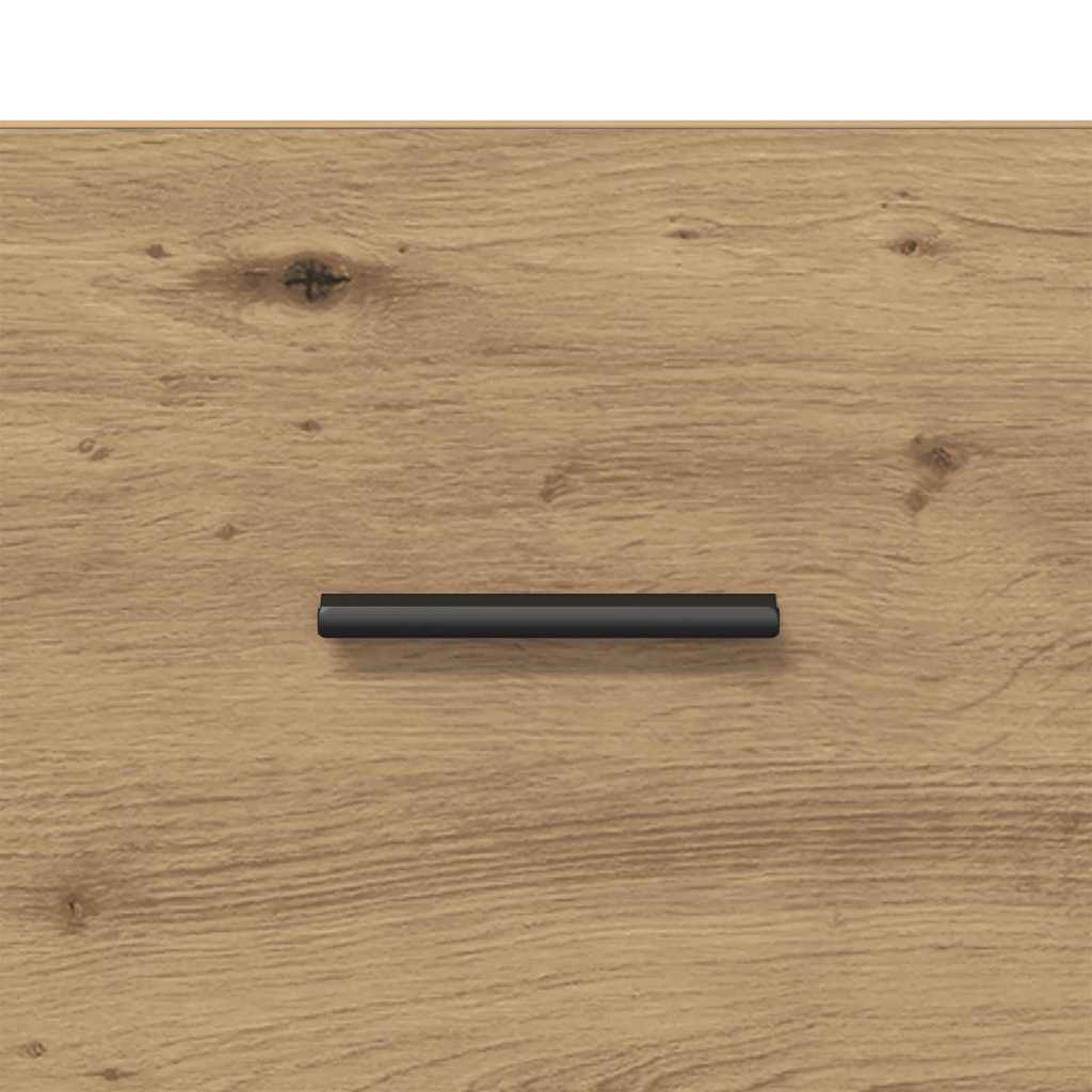 vidaXL Κομοδίνο artisan δρυς 35 x 35 x 20 εκ Επεξεργασμένο ξύλο