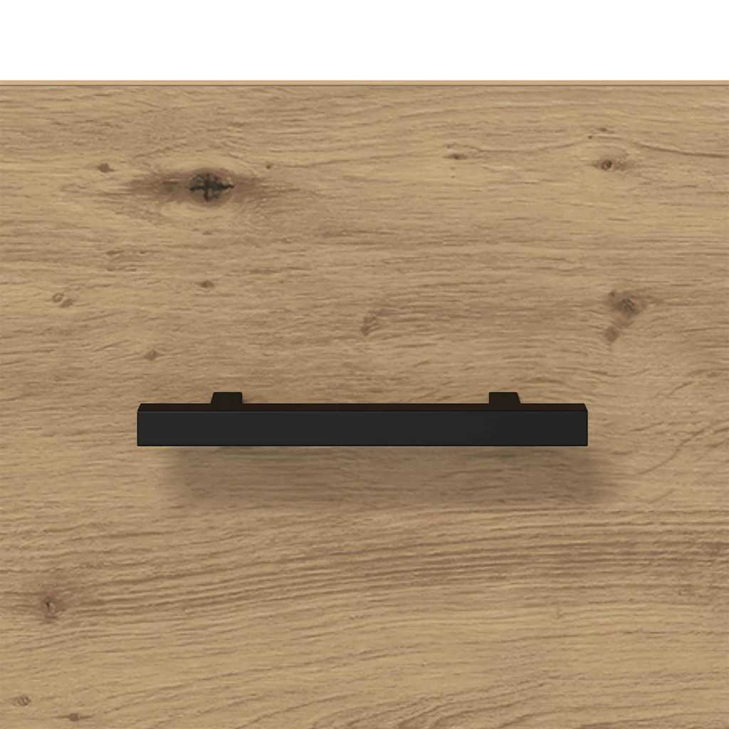 vidaXL Κομοδίνο 35 x 35 x 20 εκ Επεξεργασμένο Ξύλο artisan δρυς