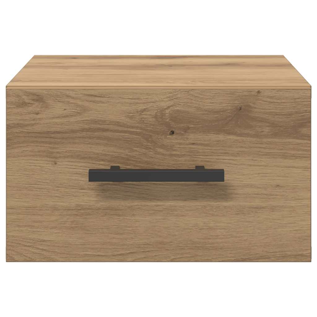 vidaXL Κομοδίνο 35 x 35 x 20 εκ Επεξεργασμένο Ξύλο artisan δρυς