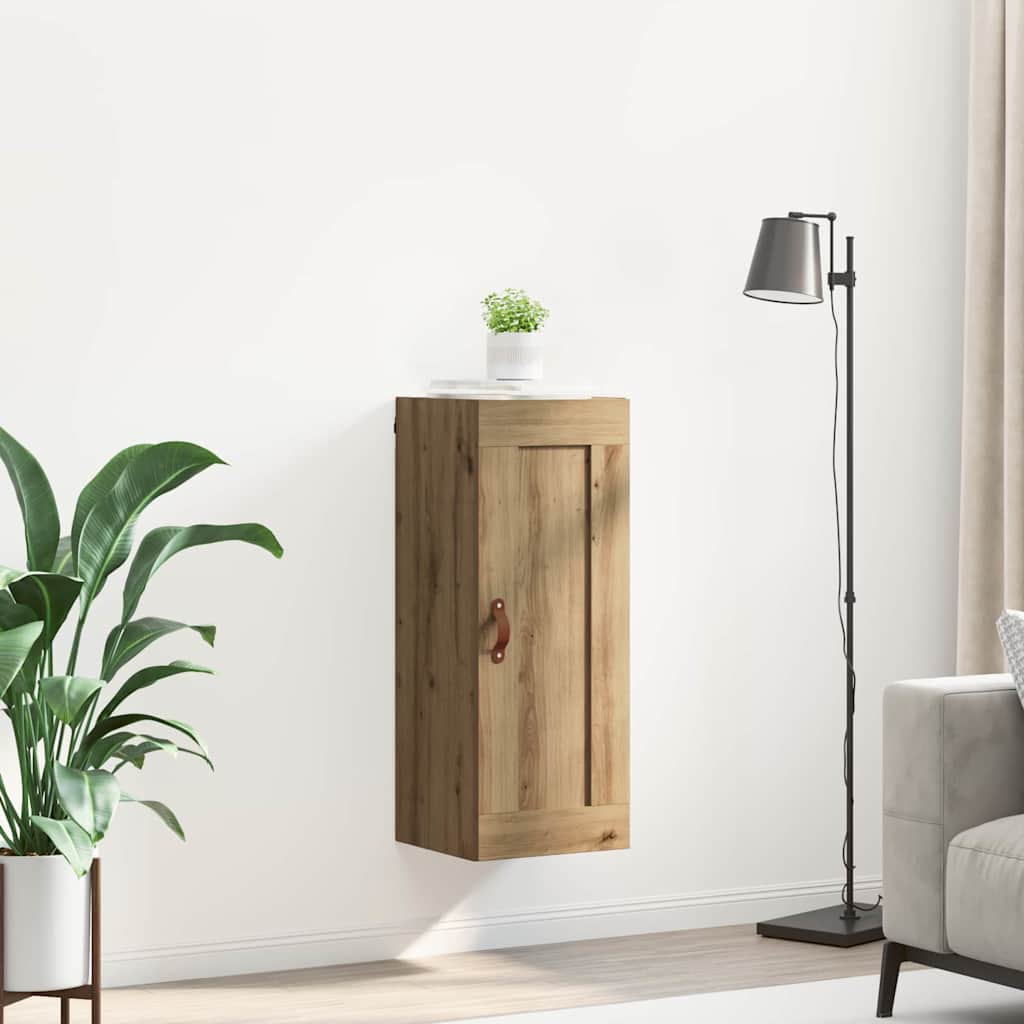 vidaXL Επιτοίχιο ντουλάπι Artisan Oak 34,5 x 34 x 90 εκ.