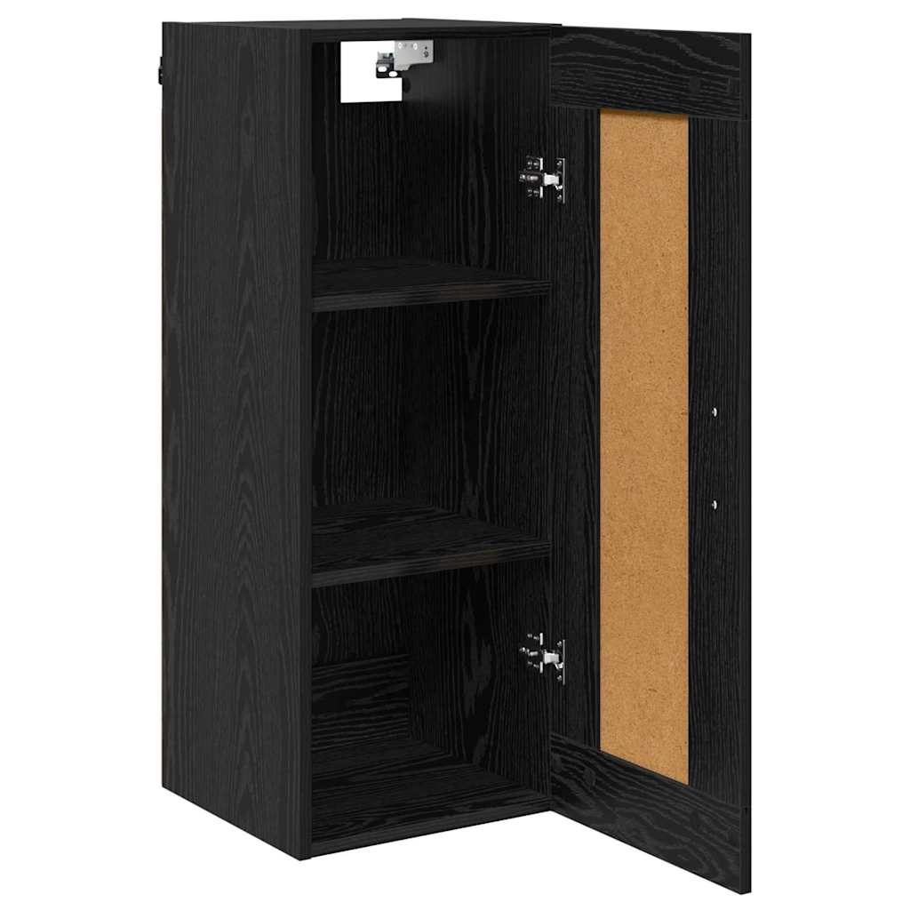 vidaXL Επιτοίχιο ντουλάπι Μαύρη Οξυά 34,5 x 34 x 90 εκ.