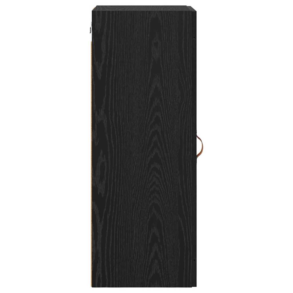 vidaXL Επιτοίχιο ντουλάπι Μαύρη Οξυά 34,5 x 34 x 90 εκ.