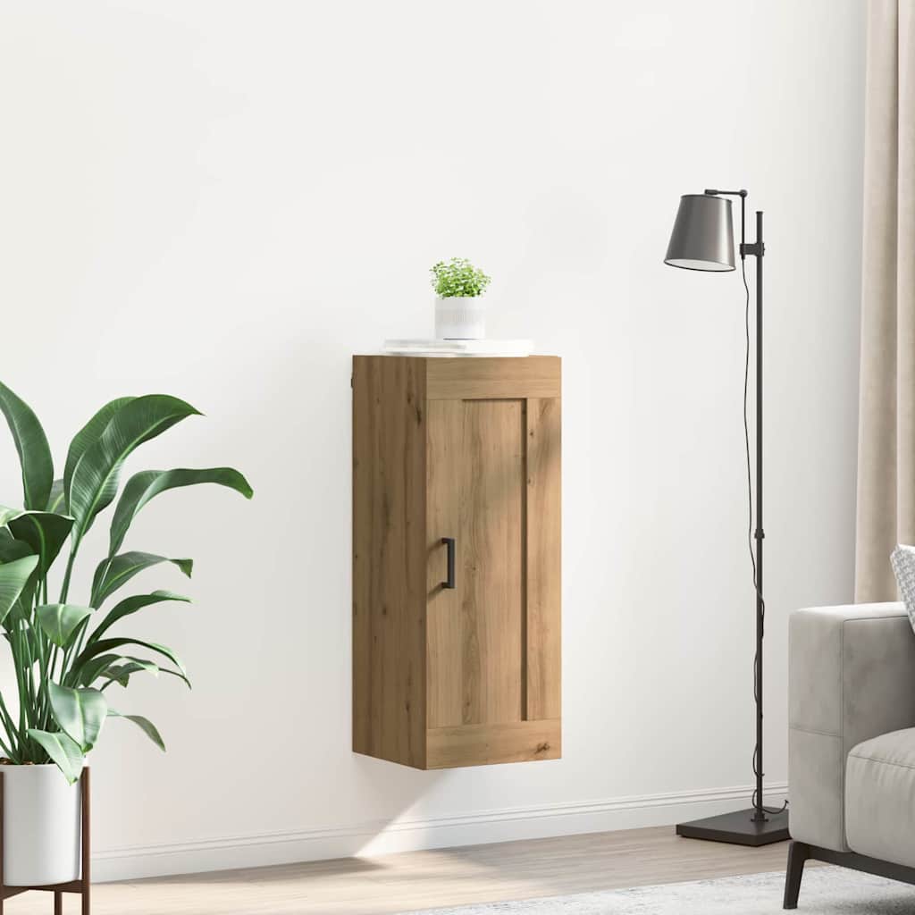 vidaXL Επιτοίχιο ντουλάπι Artisan Oak 34,5 x 34 x 90 εκ.