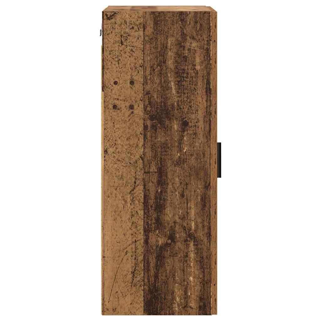 vidaXL Επιτοίχιο ντουλάπι Παλιό Ξύλο 34,5 x 34 x 90 εκ.
