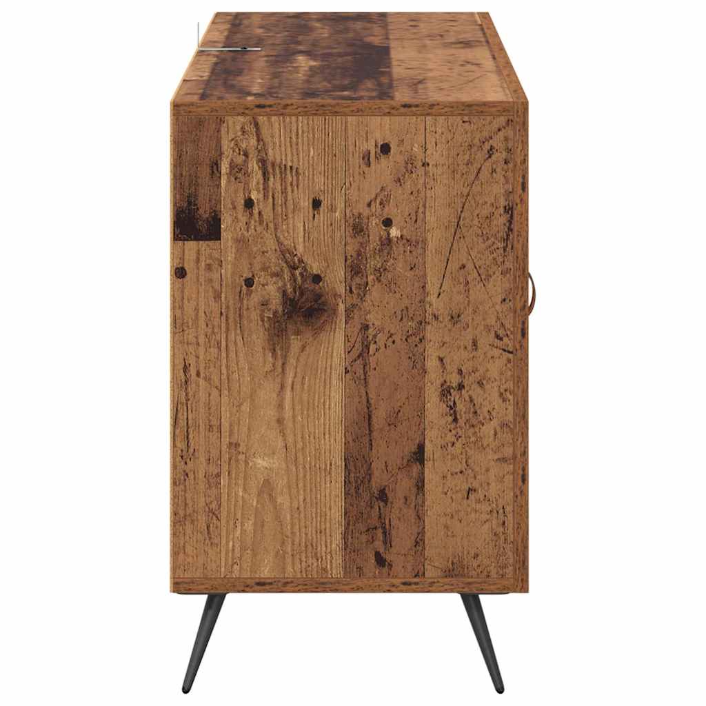 vidaXL Πλαϊνό γραφείο Παλιό Ξύλο 100 x 36 x 60 εκ. Επεξεργασμένο ξύλο