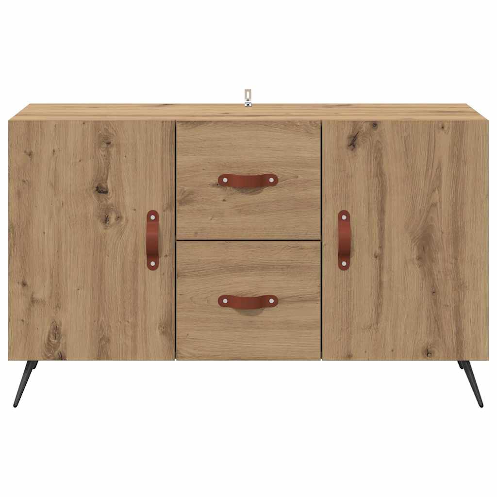 vidaXL Πλαϊνό γραφείο Artisan Oak 100 x 36 x 60 εκ. Επεξεργασμένο ξύλο