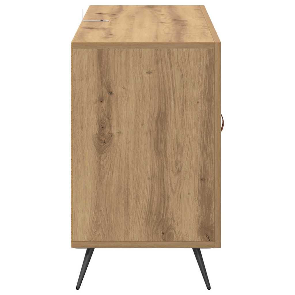 vidaXL Πλαϊνό γραφείο Artisan Oak 100 x 36 x 60 εκ. Επεξεργασμένο ξύλο