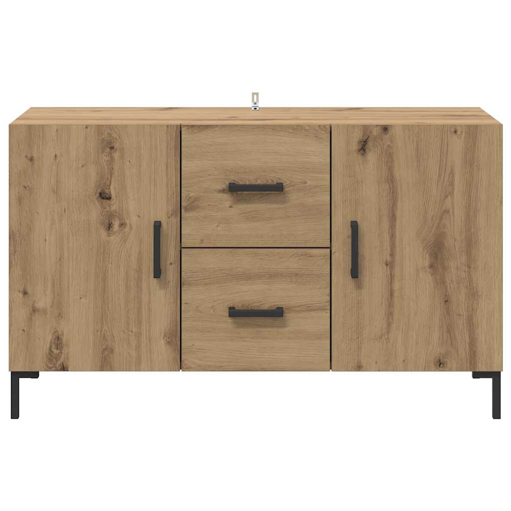 vidaXL Πλαϊνό γραφείο Artisan Oak 100 x 36 x 60 εκ. Επεξεργασμένο ξύλο