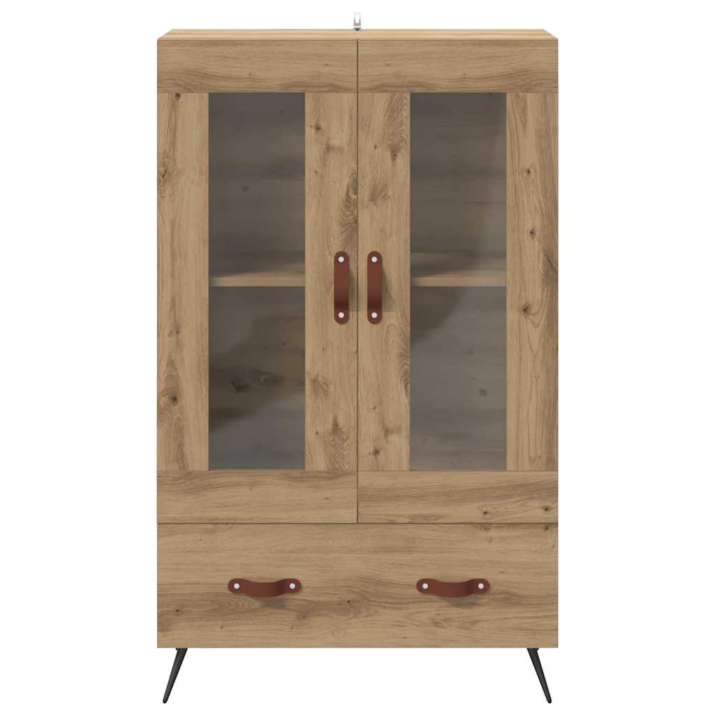vidaXL Highboard με συρτάρι Artisan Oak 69,5 x 31 x 115 εκ.