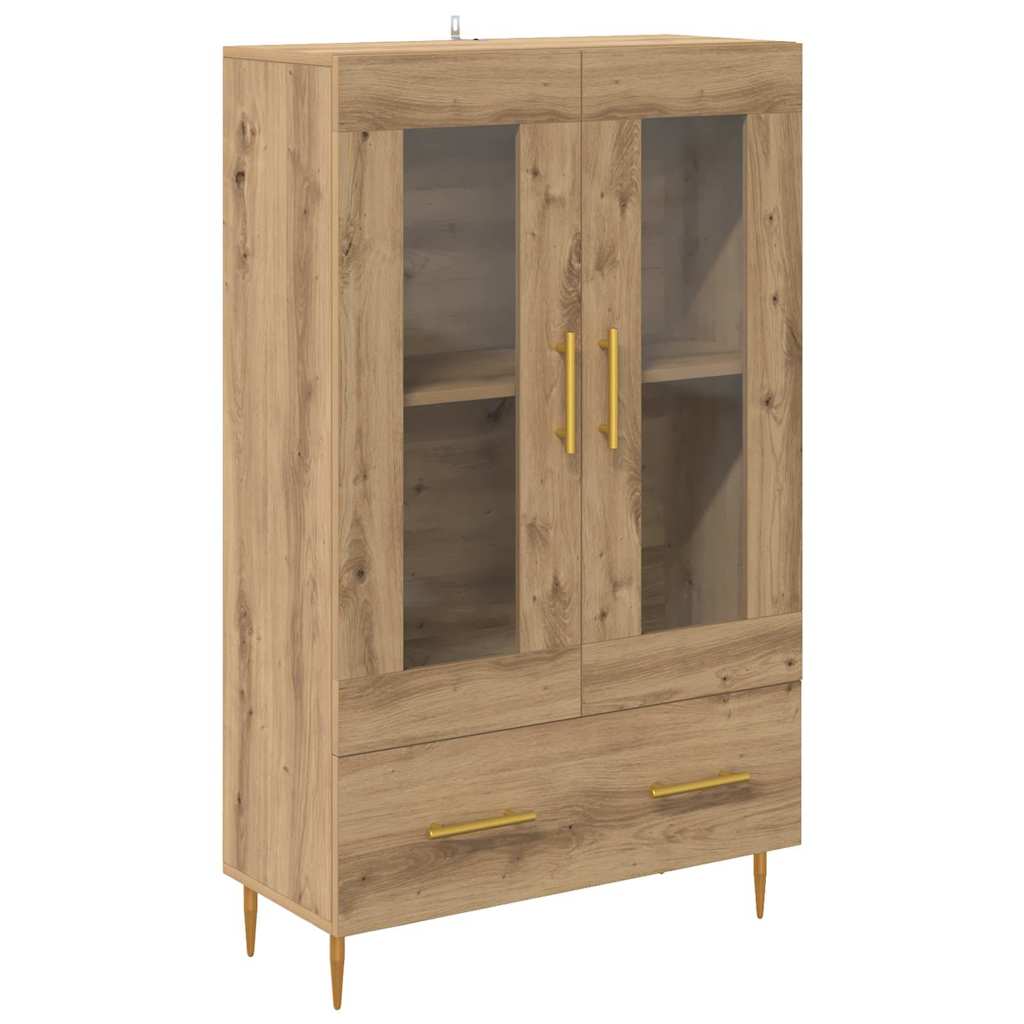 vidaXL Highboard με συρτάρι Artisan Oak 69,5 x 31 x 115 εκ.