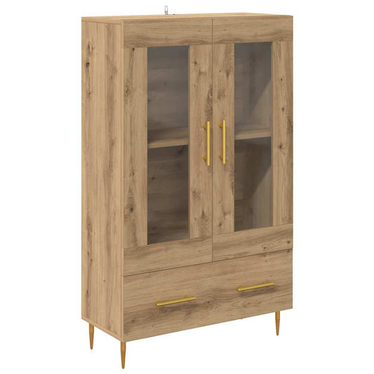 vidaXL Highboard με συρτάρι Artisan Oak 69,5 x 31 x 115 εκ.