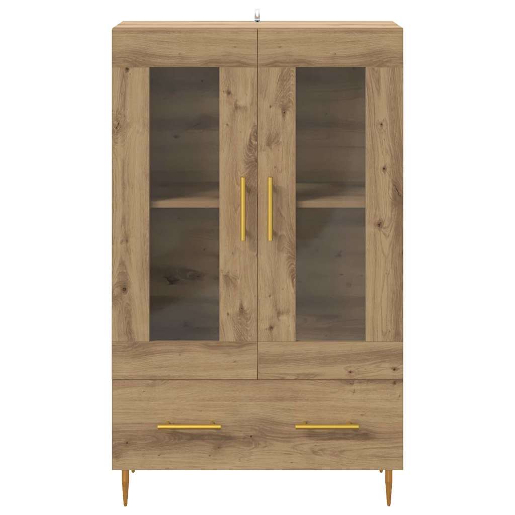 vidaXL Highboard με συρτάρι Artisan Oak 69,5 x 31 x 115 εκ.