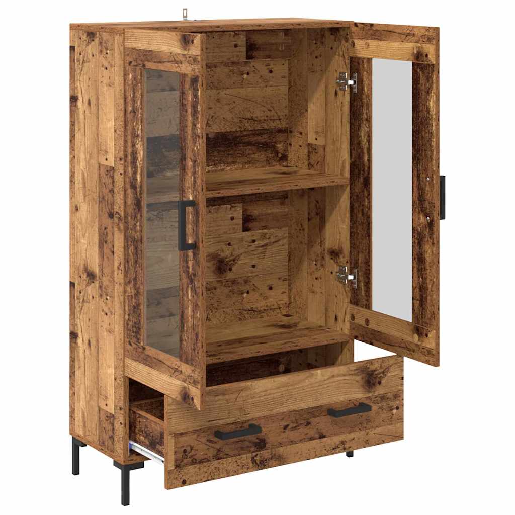 vidaXL Highboard Παλιό Ξύλο 69,5 x 31 x 115 εκ. Επεξεργασμένο ξύλο