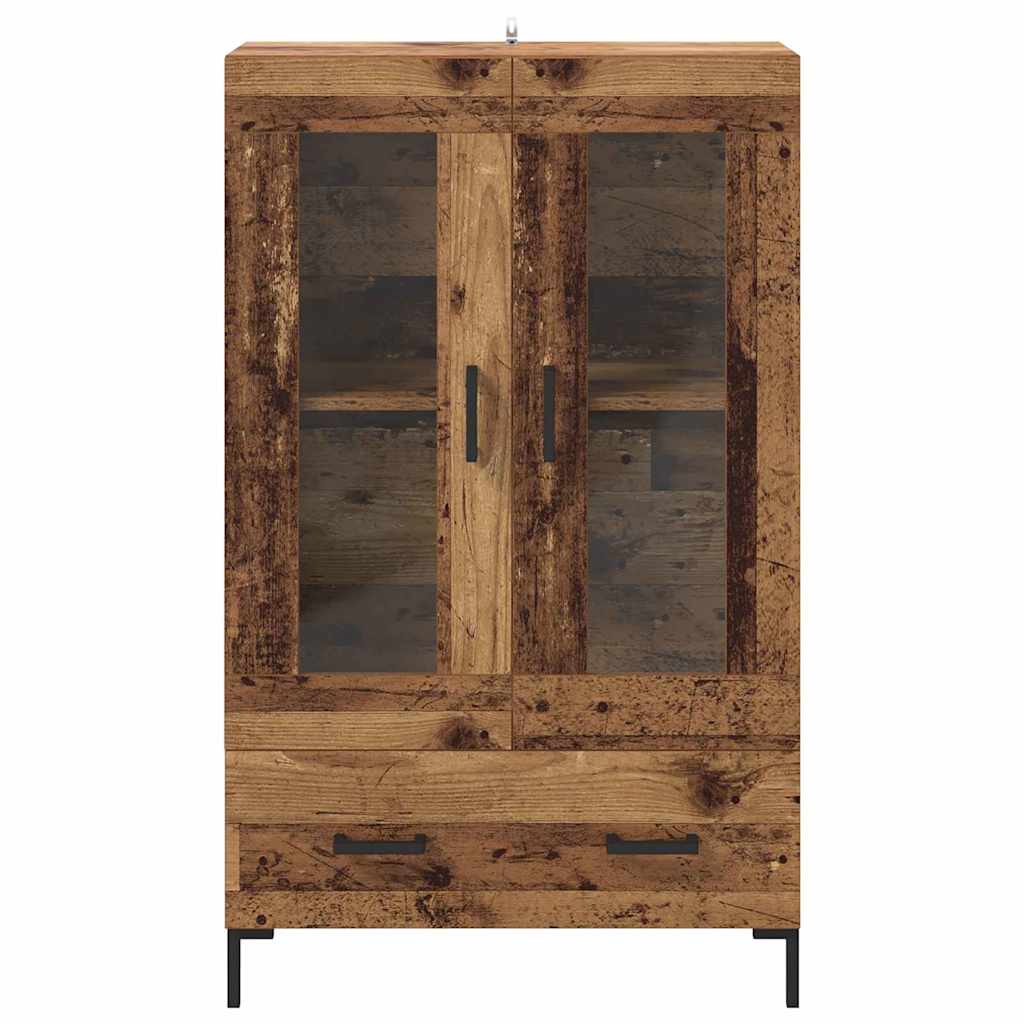 vidaXL Highboard Παλιό Ξύλο 69,5 x 31 x 115 εκ. Επεξεργασμένο ξύλο