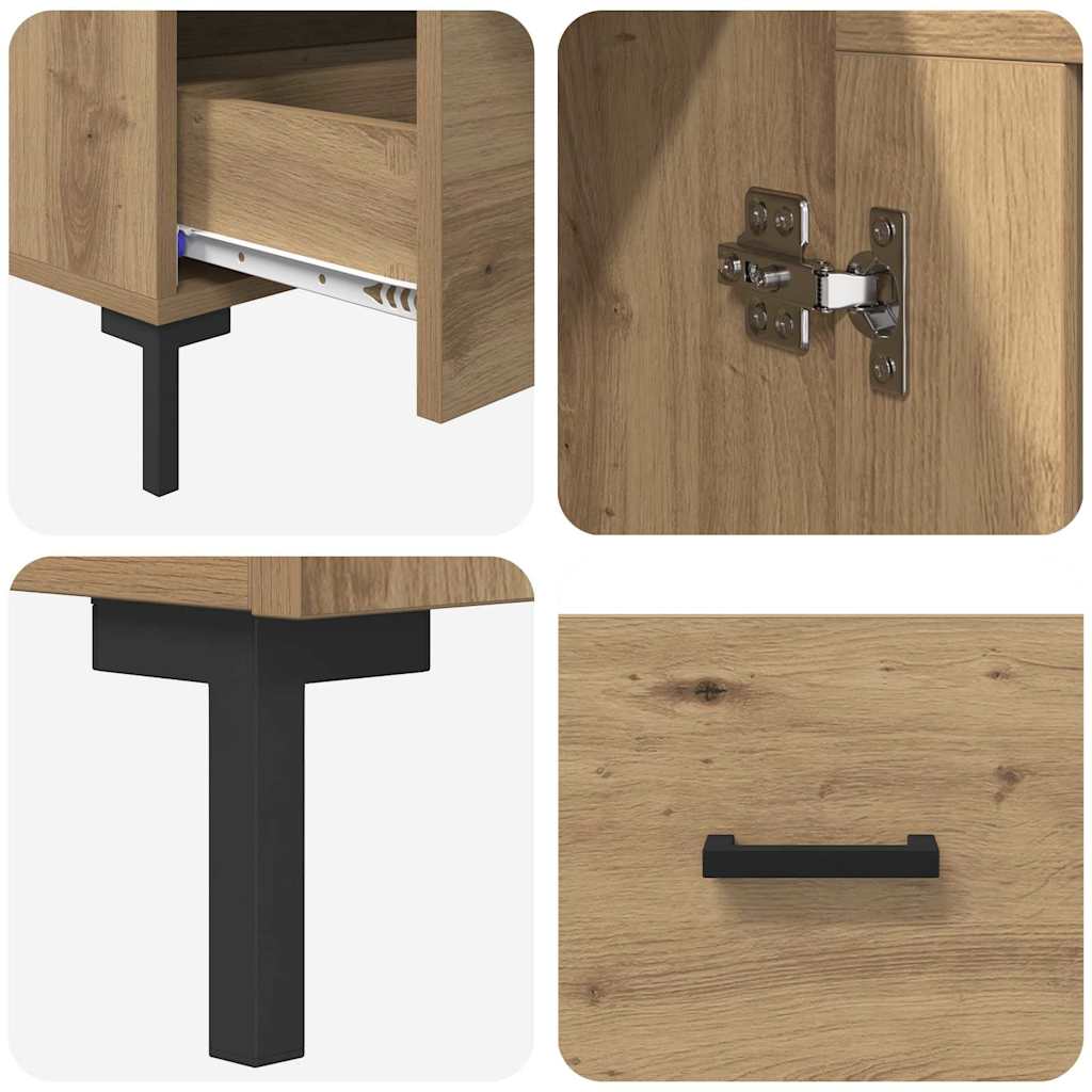 vidaXL Highboard Artisan Oak 69,5 x 31 x 115 εκ. Επεξεργασμένο ξύλο