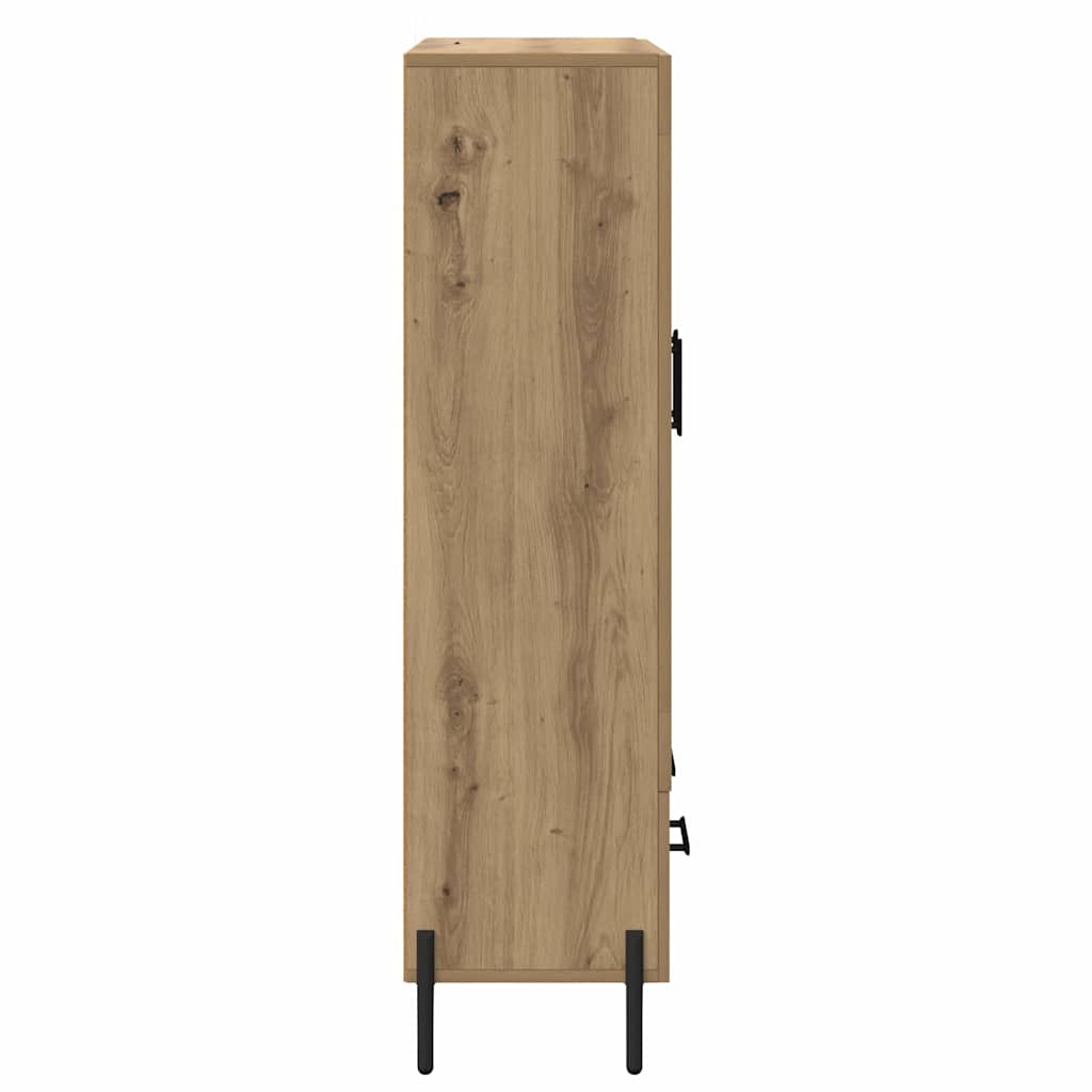 vidaXL Highboard με συρτάρι Corona Artisan Oak 69,5 x 31 x 115 εκ.